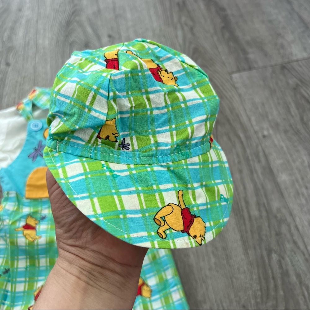Vintage Disney Daisy Kingdom Winnie The Pooh Baby Boy 3 Pcs Romper Outfit Sz 6M - Picture 6 of 15